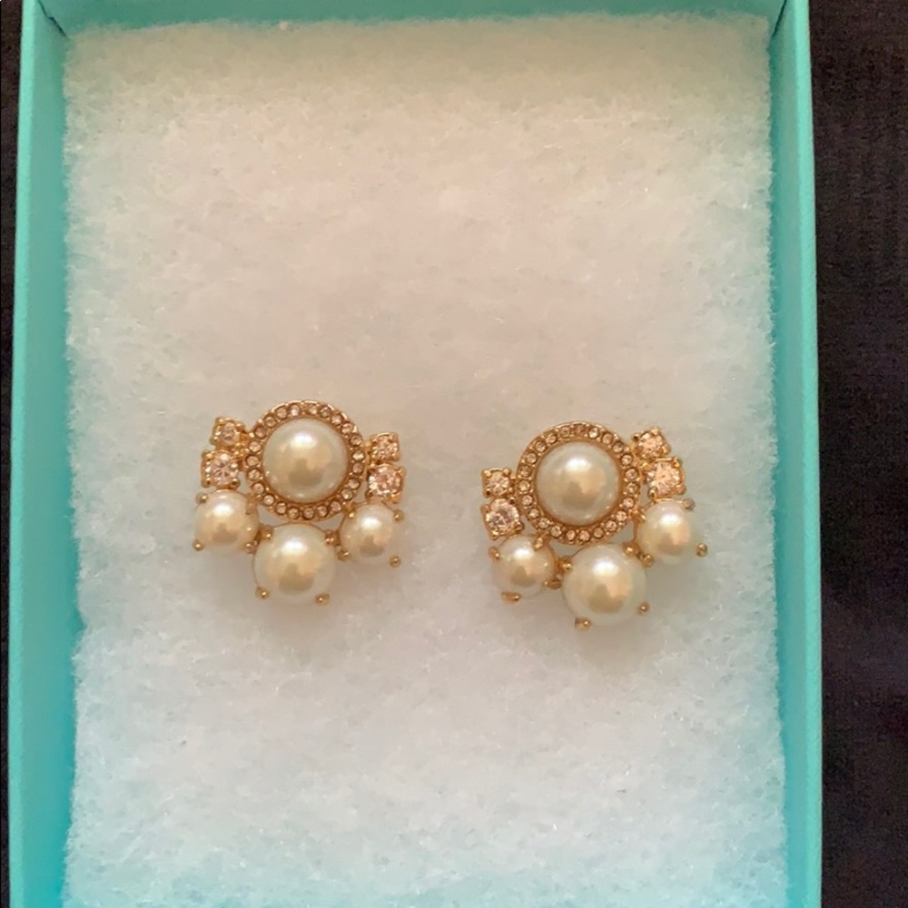 Kate Spade Pearl & Diamond Studs